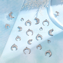 24 pièce de 6 breloques en acier inoxydable 304 de style&nbsp;STAS-PH0001-74