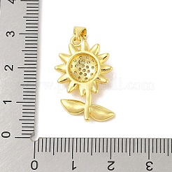 Cremagliera placcatura micro ottone spianare pendenti zirconi&nbsp;KK-S380-29G-01