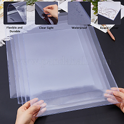 12 Stück transparente Namenskartenhalter aus Kunststoff&nbsp;AJEW-FH0009-08B