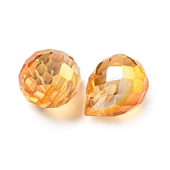 Perles en verre galvanisée&nbsp;EGLA-K062-01A-HR02