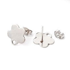 20 pieza de 10 estilos de accesorios para pendientes de acero inoxidable 201&nbsp;STAS-YW0001-70P
