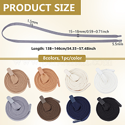 8 Stück 8 Stile Faser Kordelzug Kordeln für Sporthosen Hoodies&nbsp;OCOR-BC0008-73