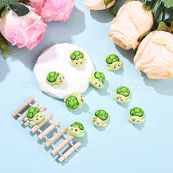 10pcs pendentifs en résine opaque&nbsp;RESI-YW0004-57