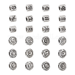 Metall Großlochperlen&nbsp;PALLOY-TA0002-19AS-RS