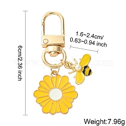Decorazioni pendenti in lega smaltata&nbsp;HJEW-YW00015-01