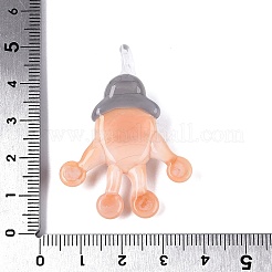 Colgantes artesanales de lampwork&nbsp;LAMP-N034-21E
