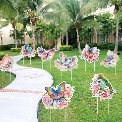 Gartenpfahl aus PP-Kunststoff&nbsp;DIY-WH0652-004