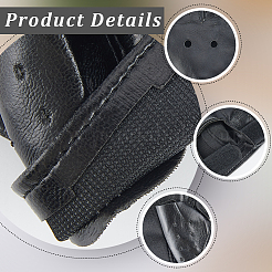 Halbfingerhandschuhe aus PU-Leder&nbsp;AJEW-WH20141-25