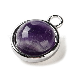 Natürlichen Amethyst Edelsteinanhänger&nbsp;STAS-L022-398E-P