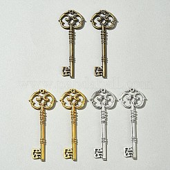 6 pz 3 colori pendenti grandi in lega di zinco stile tibetano&nbsp;FIND-FS0002-55