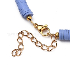 Handgemachte Polymer Clay heishi Perlenketten&nbsp;NJEW-JN02910