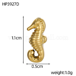 304 Edelstahlperlen&nbsp;STAS-OY009-21G