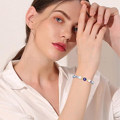 DIY-Set zur Herstellung von Armbändern mit bösem Blick&nbsp;DIY-YW0017-57