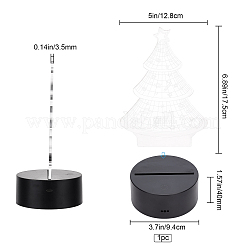 Lampe de visualisation créative acrylique 3d&nbsp;DJEW-WH0010-58