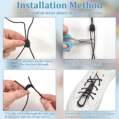 Kits de cordones de poliéster de liberación rápida&nbsp;DIY-WH0786-63