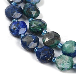 Natürliche Chrysokolla und Lapislazuli Perlen&nbsp;G-C116-A18-01