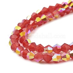 Chapelet de perles en verre baking paint&nbsp;DGLA-F029-J2mm-A04