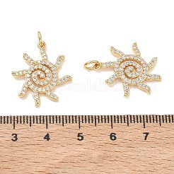 Ciondoli Shegrace in ottone con micro pavé di zirconi cubici trasparenti&nbsp;XGRQ3P135-635G