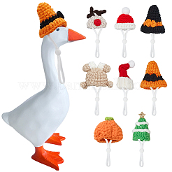 8 sombrero de muñeca de poliéster de 8 estilos&nbsp;DIY-SC0033-54C
