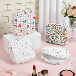8 sac de rangement pour pièces de monnaie en polyester imprimé 4 couleurs&nbsp;ABAG-WA0001-43
