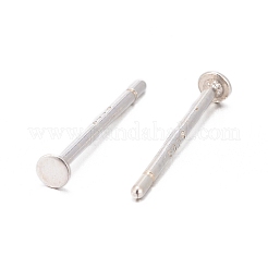925 flache Ohrstecker aus Sterlingsilber&nbsp;STER-K167-045A-S