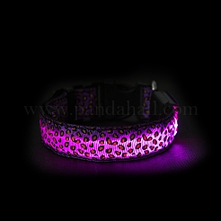 Collier de chien led en polyester réglable&nbsp;MP-H001-A09