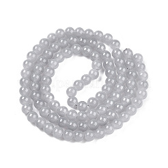 Perles rondes en verre imitation jade&nbsp;DGLA-Q021-8mm-43