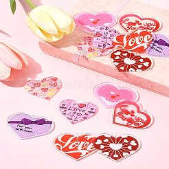 14 stücke 7 stile valentinstag transparent acryl anhänger&nbsp;OACR-FS0001-98