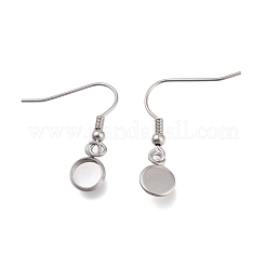Crochets de boucles d'oreilles en acier inoxydable 304 résistant au ternissement&nbsp;STAS-H114-07P