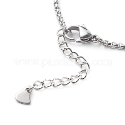 Anlaufgeschützte Sets zur Herstellung von Panzerkettenarmbändern aus Edelstahl 304&nbsp;AJEW-JB00942