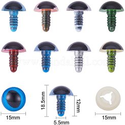 Handwerk Plastik Puppe Augen&nbsp;DIY-PH0019-90