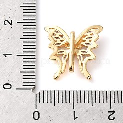3 Loch Messing Micro Pave Zirkonia Mehrstrangglieder&nbsp;KK-G503-36G-02