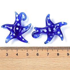 Colgantes artesanales de lampwork&nbsp;LAMP-C015-02J