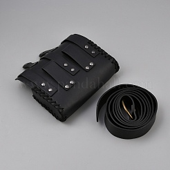 Leder-Hüfttasche und Gürtelset&nbsp;AJEW-WH20816-223B