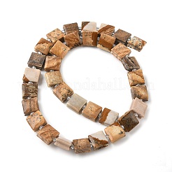Natürliches Bild Jaspis Perlen Stränge&nbsp;G-F802-B06-01