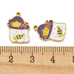 Halloween-Thema Ionenbeschichtung (IP) 304 Edelstahl Emaille Anhänger&nbsp;STAS-M011-01D