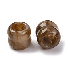 Perles acryliques opaques bicolores&nbsp;OACR-Z025-01A