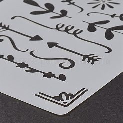 Wiederverwendbare Zeichenschablonen aus Kunststoff&nbsp;DIY-G027-F-M