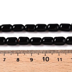 Natürliche schwarze Turmalin Perlen Stränge&nbsp;G-G980-48