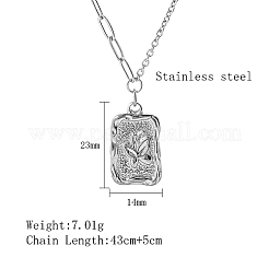 Collares colgantes de acero inoxidable 304 que no se deslustran&nbsp;PM9319-2