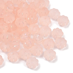 Perles en acrylique transparent mat&nbsp;OACR-P029-03B-02
