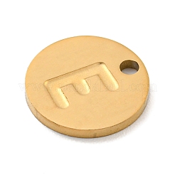 Placcatura ionica (ip) ciondoli in acciaio inossidabile 304&nbsp;FIND-M017-02G-E