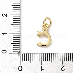 Messingpflaster klare Zirkonia Charms&nbsp;KK-A273-01G-C