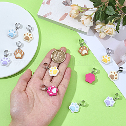 12 pz 6 decorazioni pendenti in lega smaltata con stetoscopio&nbsp;HJEW-OC00129