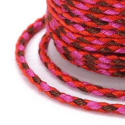 Cordón de polialgodón de 4 cabo con hilo metálico&nbsp;OCOR-Z003-D12