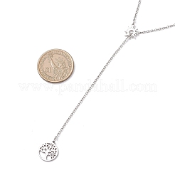 Colliers lariat en acier inoxydable 304&nbsp;NJEW-JN05512-03