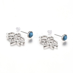 Orecchini in lega&nbsp;EJEW-H107-03P
