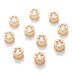 Véritables maillons multibrins en laiton plaqué 18k or véritable incrusté de zircone cubique&nbsp;X-KK-A154-01G-E