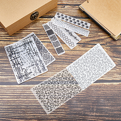 Carpetas de plástico en relieve&nbsp;DIY-WH0032-73
