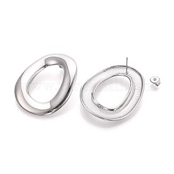 Pendientes de acero inoxidable 304 para mujer&nbsp;EJEW-N059-13P